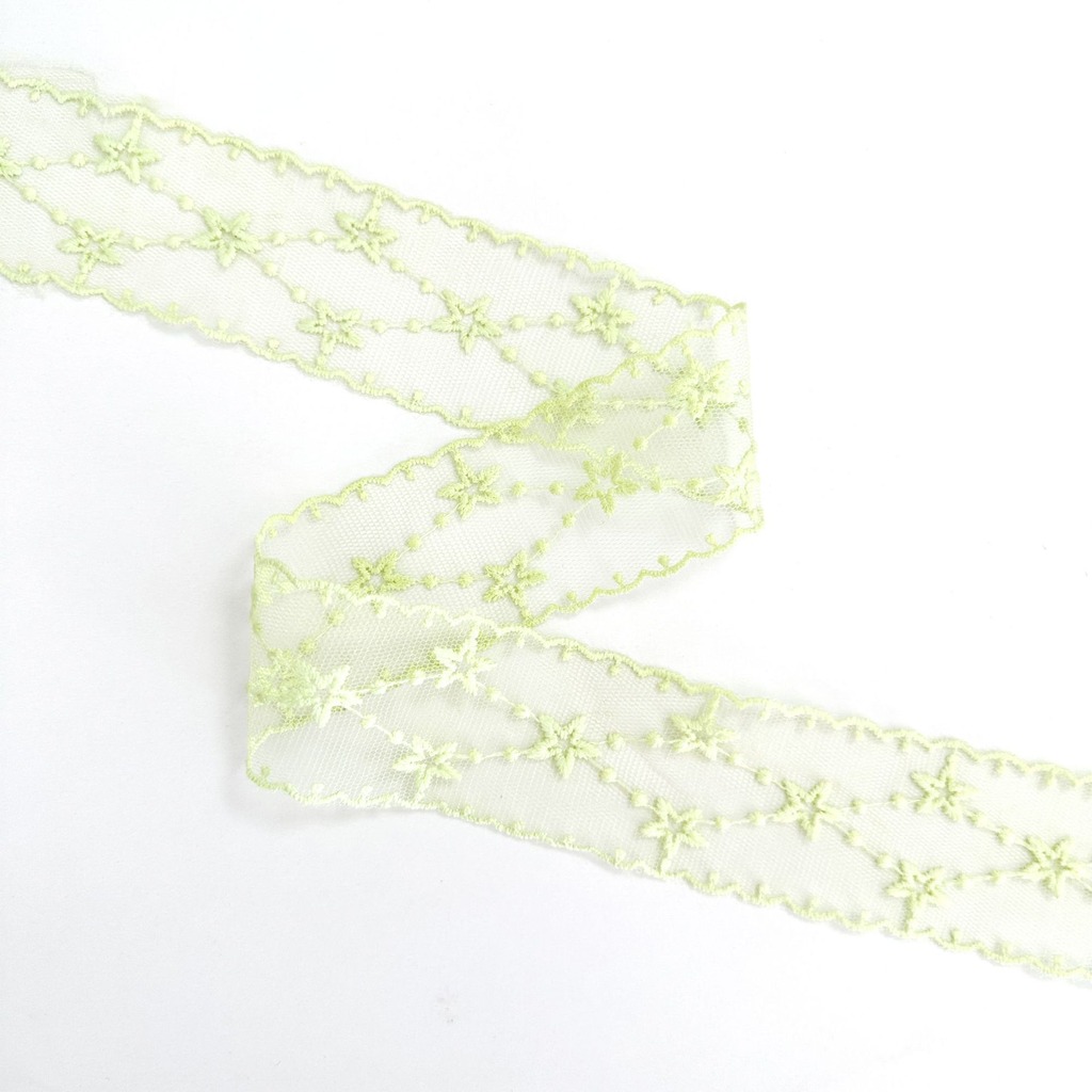 Lace Ribbon Trim - Mesh Lace Trim Ribbon Breathable Embroidery