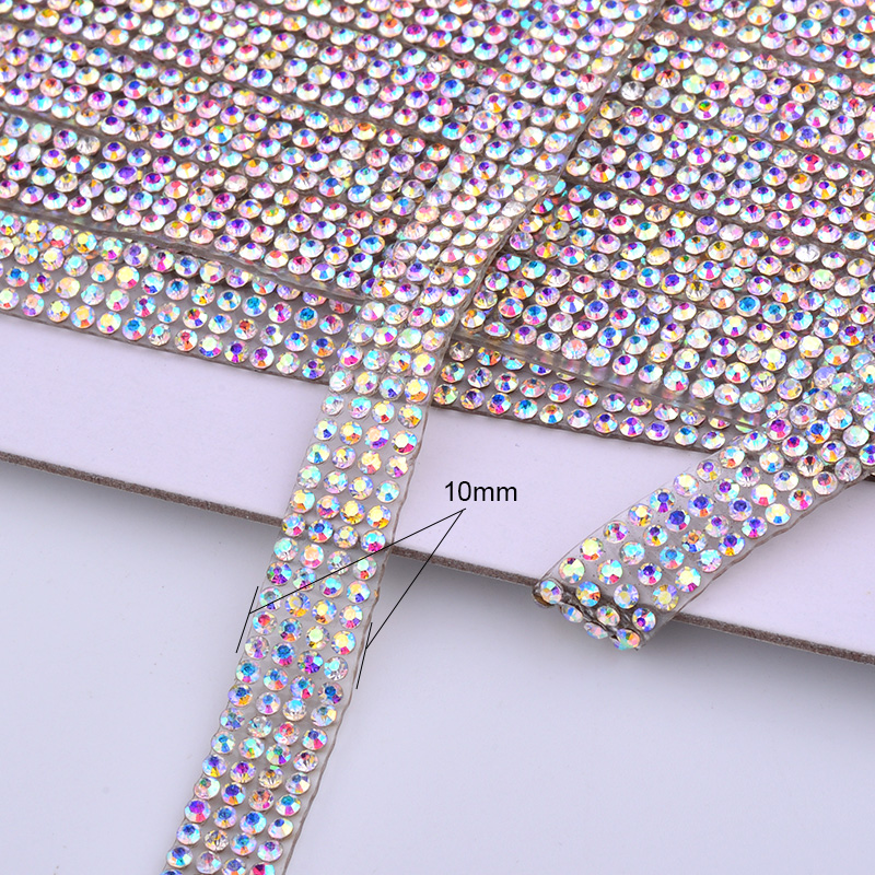 JUNAO 5Yard Crystal AB Rhinest – Crystal Mesh Fabric Bewertung und Preis