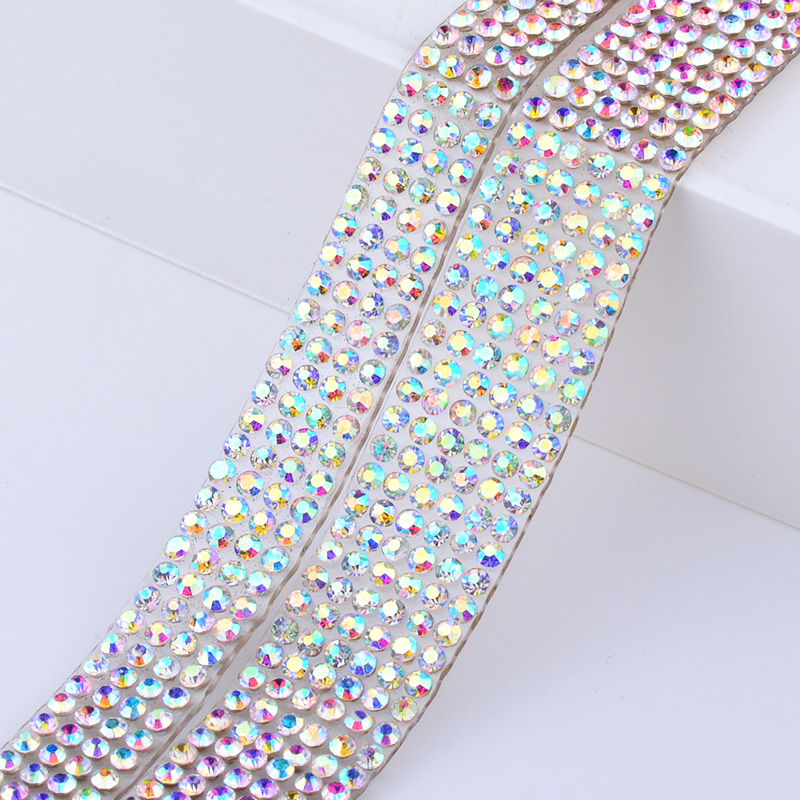 JUNAO 5Yard Crystal AB Rhinest – Crystal Mesh Fabric Bewertung und Preis