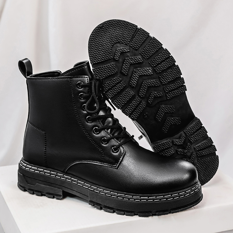 Men's 4-Season Black Patent Le – Guipure Lace Panel Bewertung und Preis