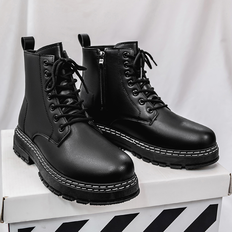Men's 4-Season Black Patent Le – Guipure Lace Panel Bewertung und Preis
