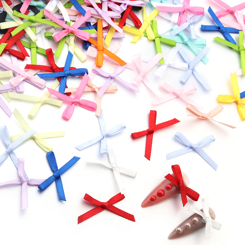 50Pcs 2.5x3cm Ribbons Mini Sat – Embellishments For Scrapbooking Bewertung und Preis