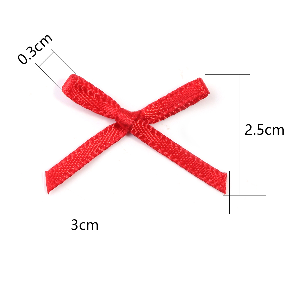50Pcs 2.5x3cm Ribbons Mini Sat – Embellishments For Scrapbooking Bewertung und Preis