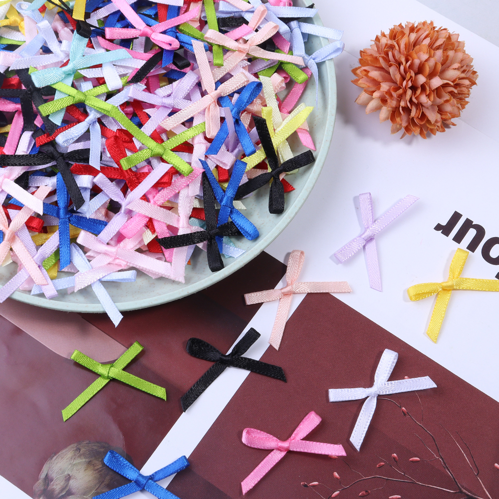 50Pcs 2.5x3cm Ribbons Mini Sat – Embellishments For Scrapbooking Bewertung und Preis