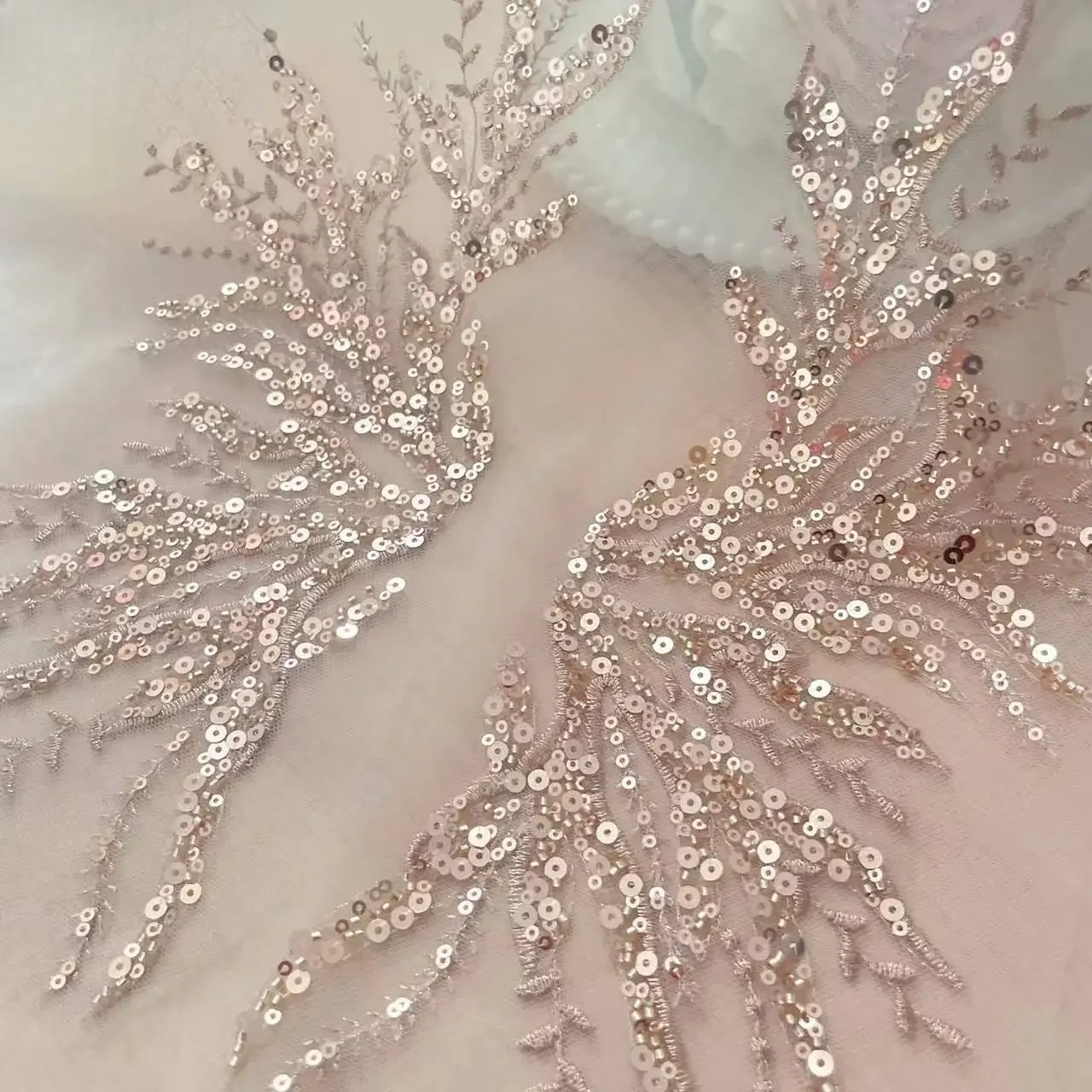 5Pair-2Pair.Rose Gold Sequin T – Applique Patch Flower Bewertung und Preis
