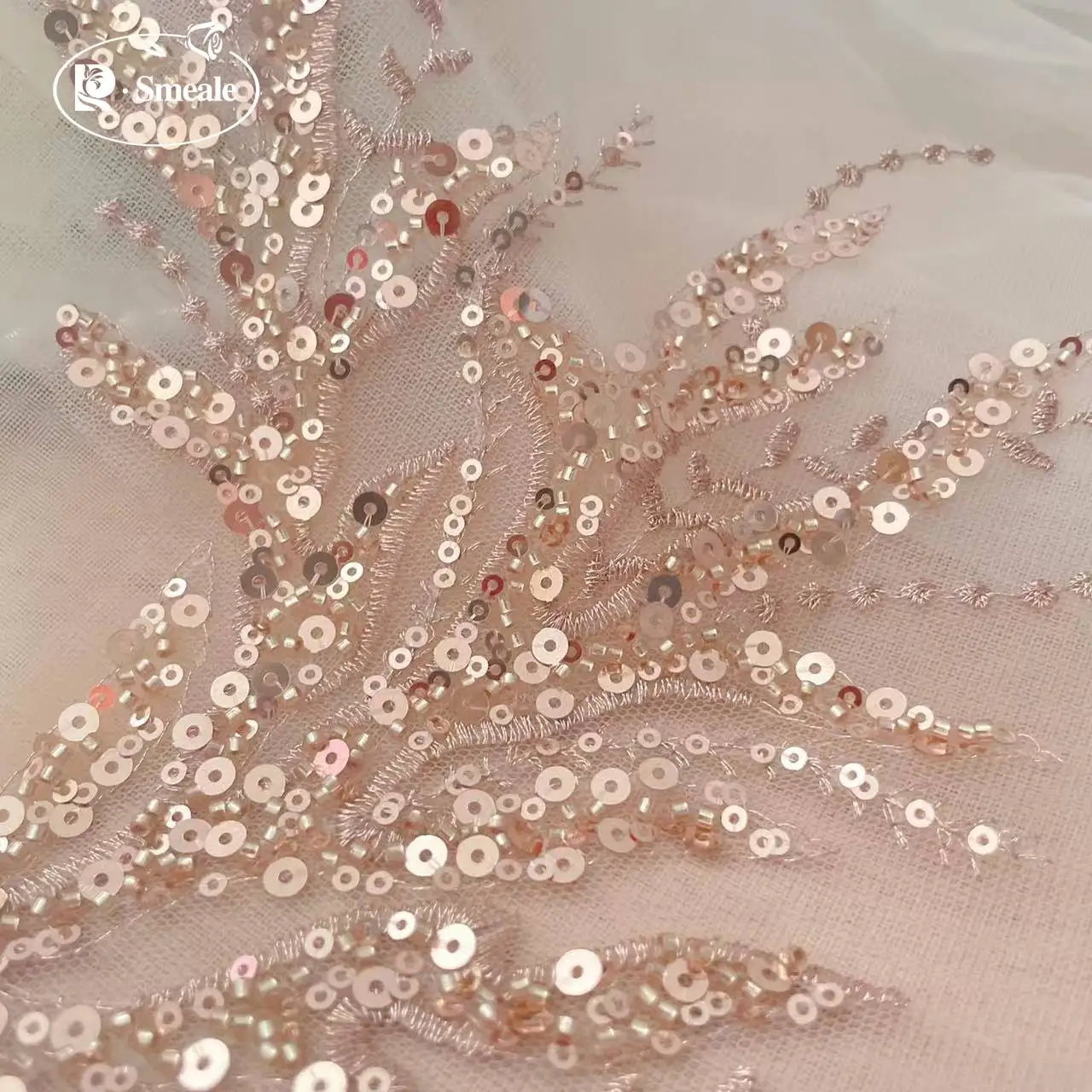 5Pair-2Pair.Rose Gold Sequin T – Applique Patch Flower Bewertung und Preis