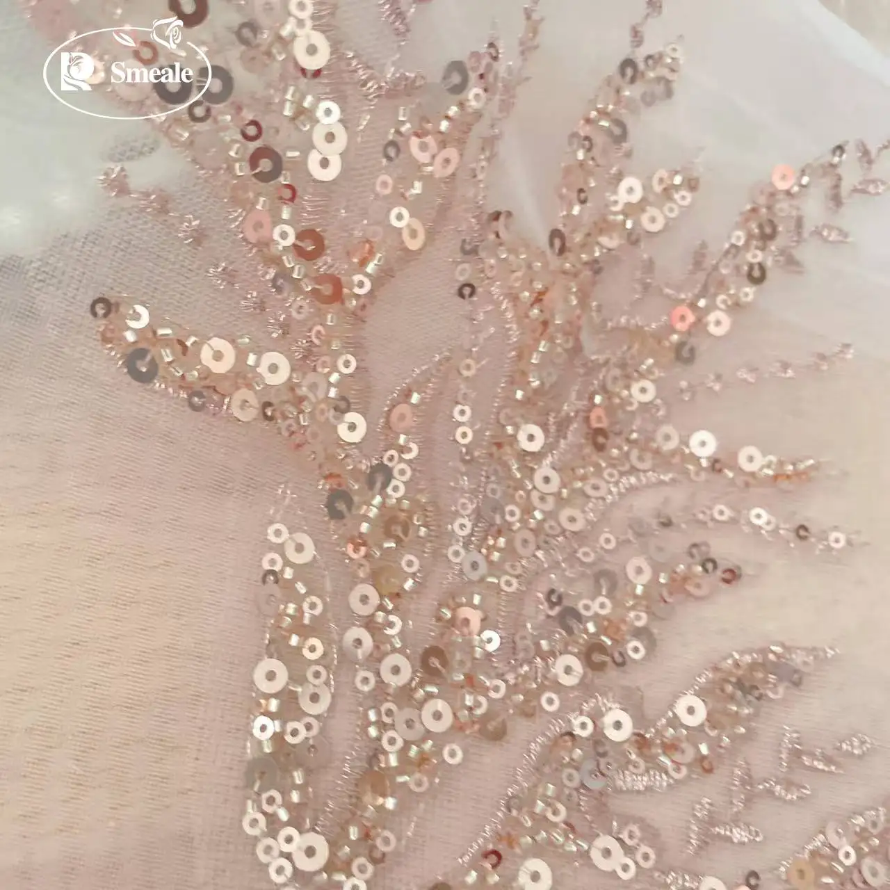 5Pair-2Pair.Rose Gold Sequin T – Applique Patch Flower Bewertung und Preis