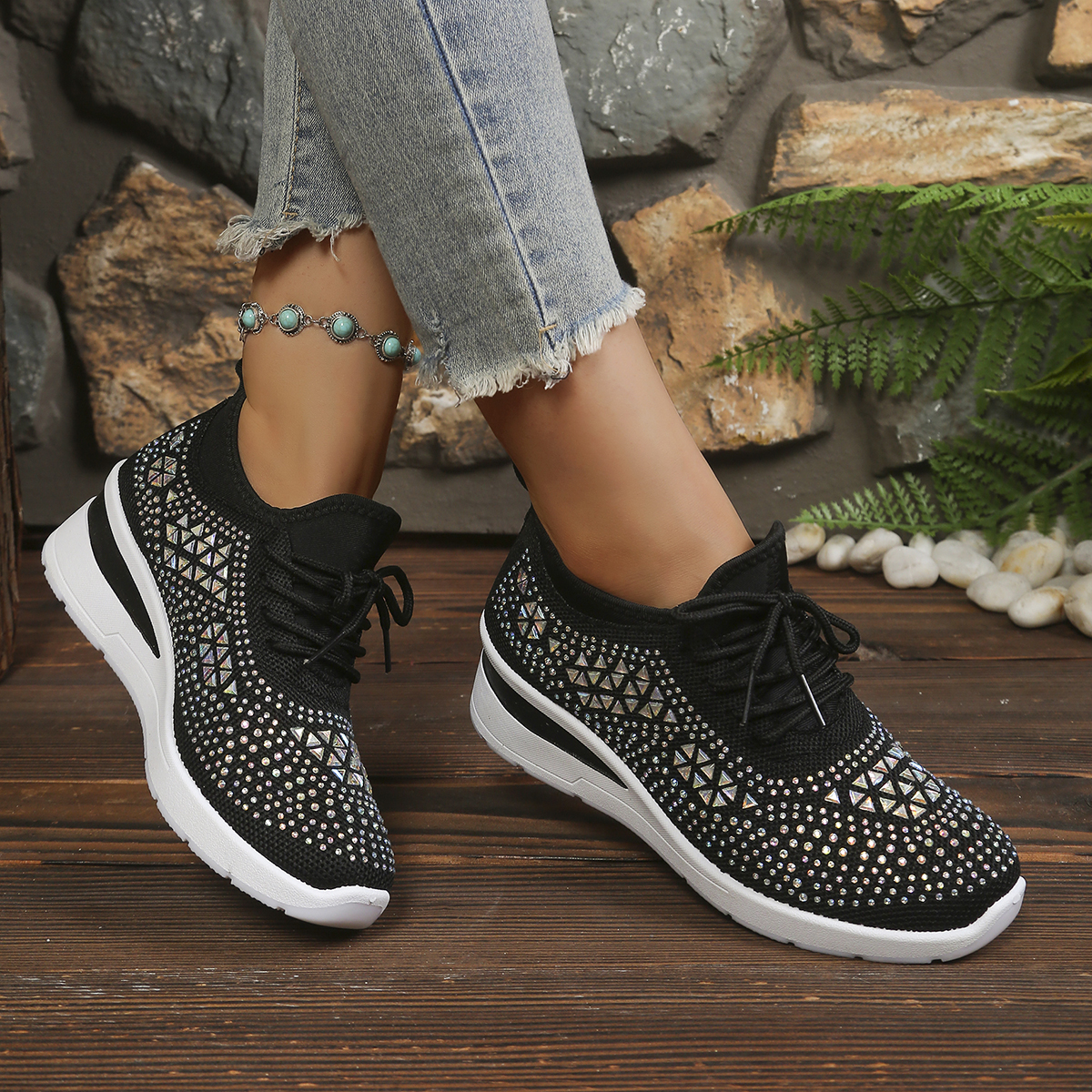 Glitter rhinestone knit mesh w – Crystal Mesh Fabric Bewertung und Preis