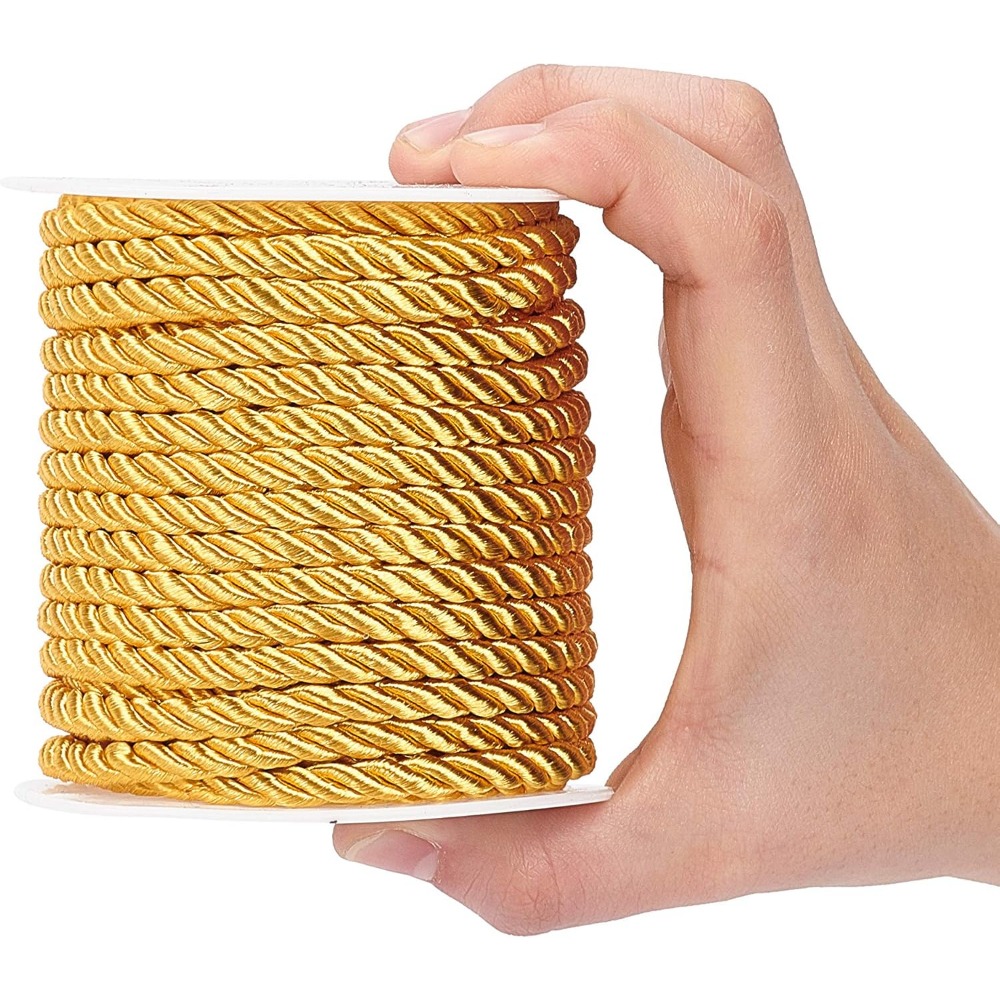 1 Roll 59 Feet Gold Cord 5mm T – Cord Trim Twisted Bewertung und Preis
