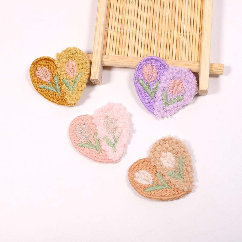 10PCS Wool Plush Love Flower A – Applique Patch Flower Bewertung und Preis