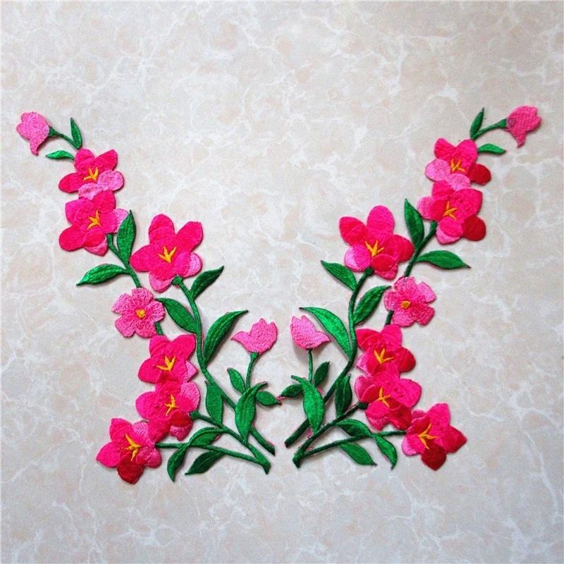 1/2pcs Nice Blue Flower Patch  – Applique Patch Flower Bewertung und Preis