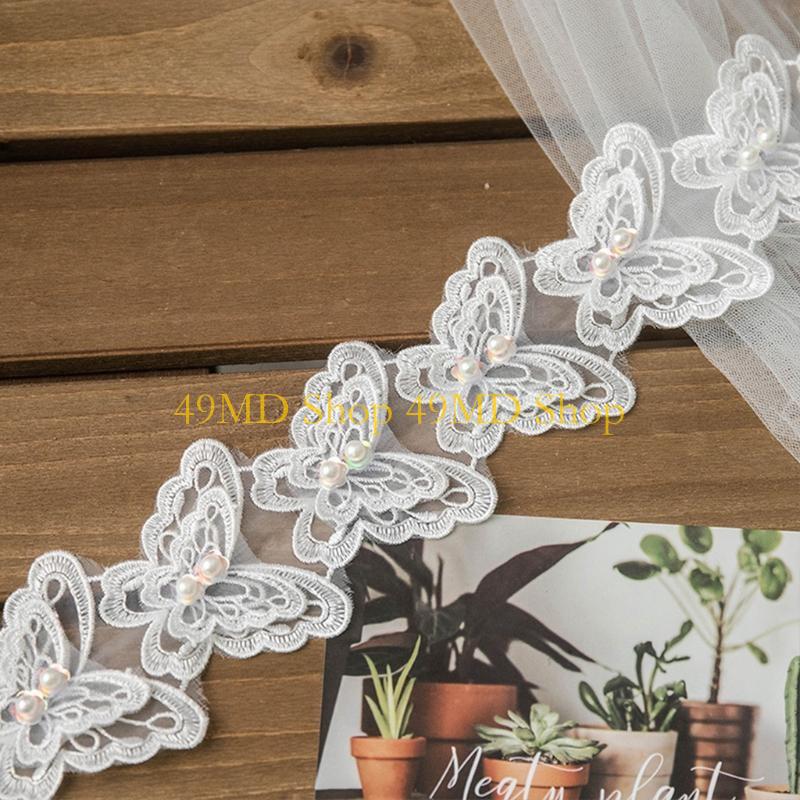 49MD 1 Yard Bowknot for Butter – Lace Ribbon Trim Bewertung und Preis