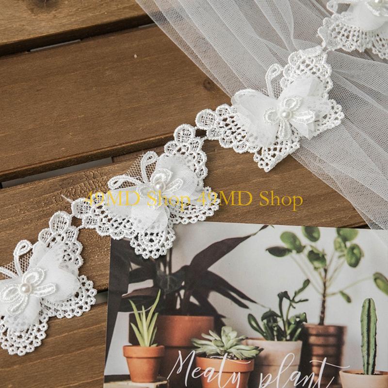 49MD 1 Yard Bowknot for Butter – Lace Ribbon Trim Bewertung und Preis