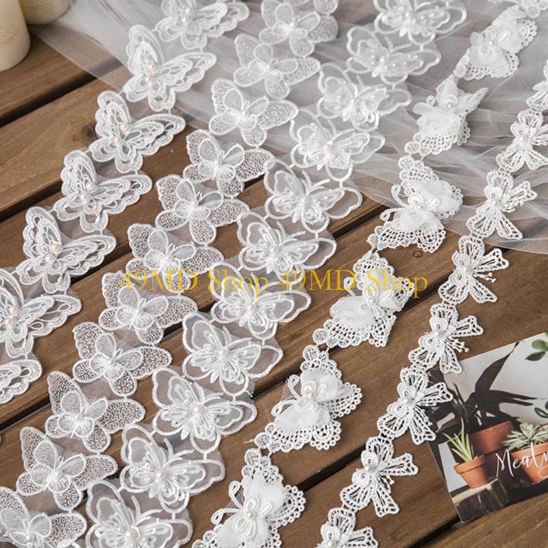 49MD 1 Yard Bowknot for Butter – Lace Ribbon Trim Bewertung und Preis