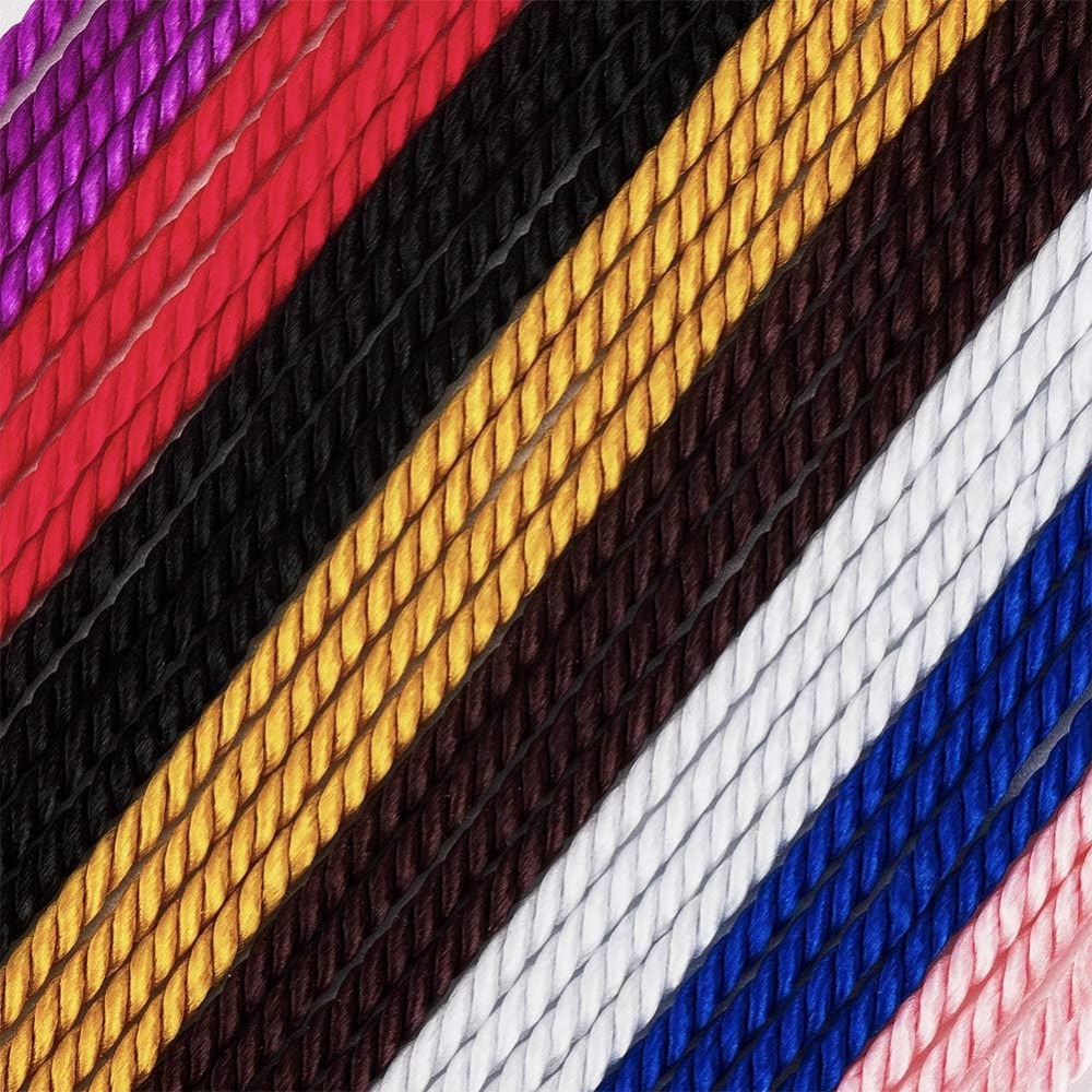 55 Yards 1mm Twisted Satin Nyl – Cord Trim Twisted Bewertung und Preis