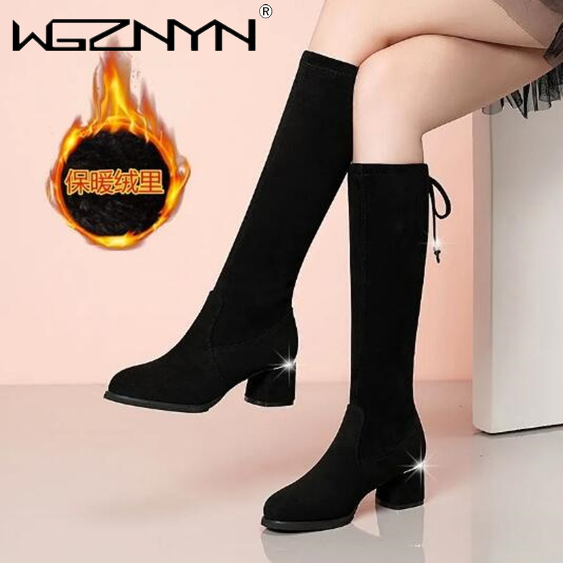 Women Autumn Winter Black Knee – Guipure Lace Panel Bewertung und Preis