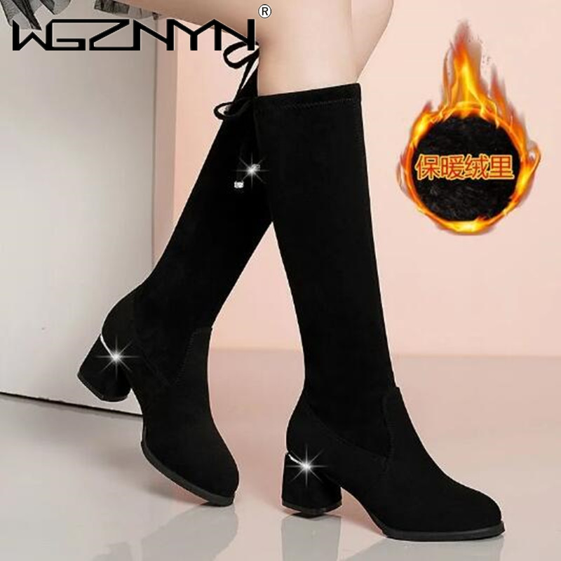 Women Autumn Winter Black Knee – Guipure Lace Panel Bewertung und Preis