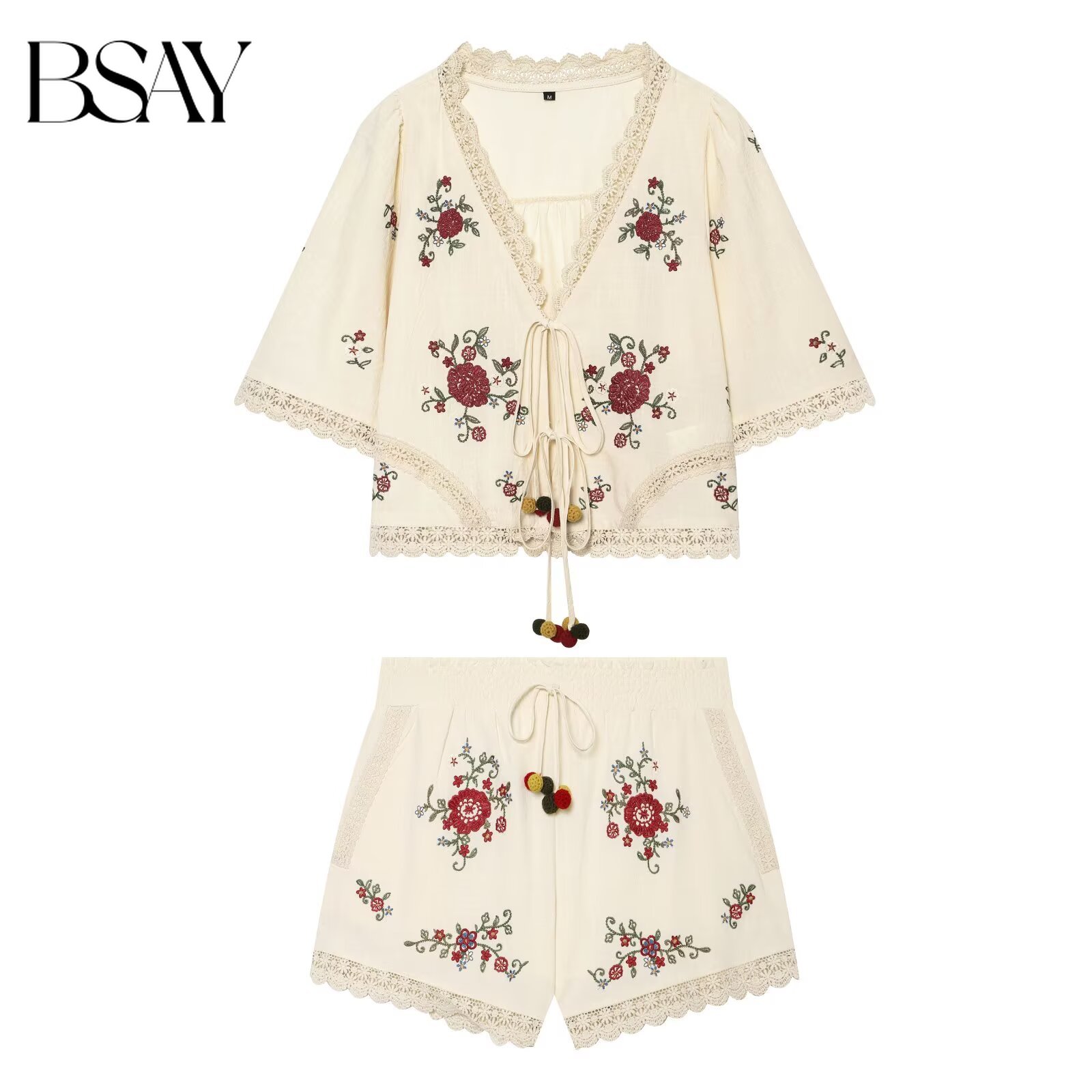 BSAY 2026 Style Women 2 Piece  – Elastic Lace Trim Bewertung und Preis