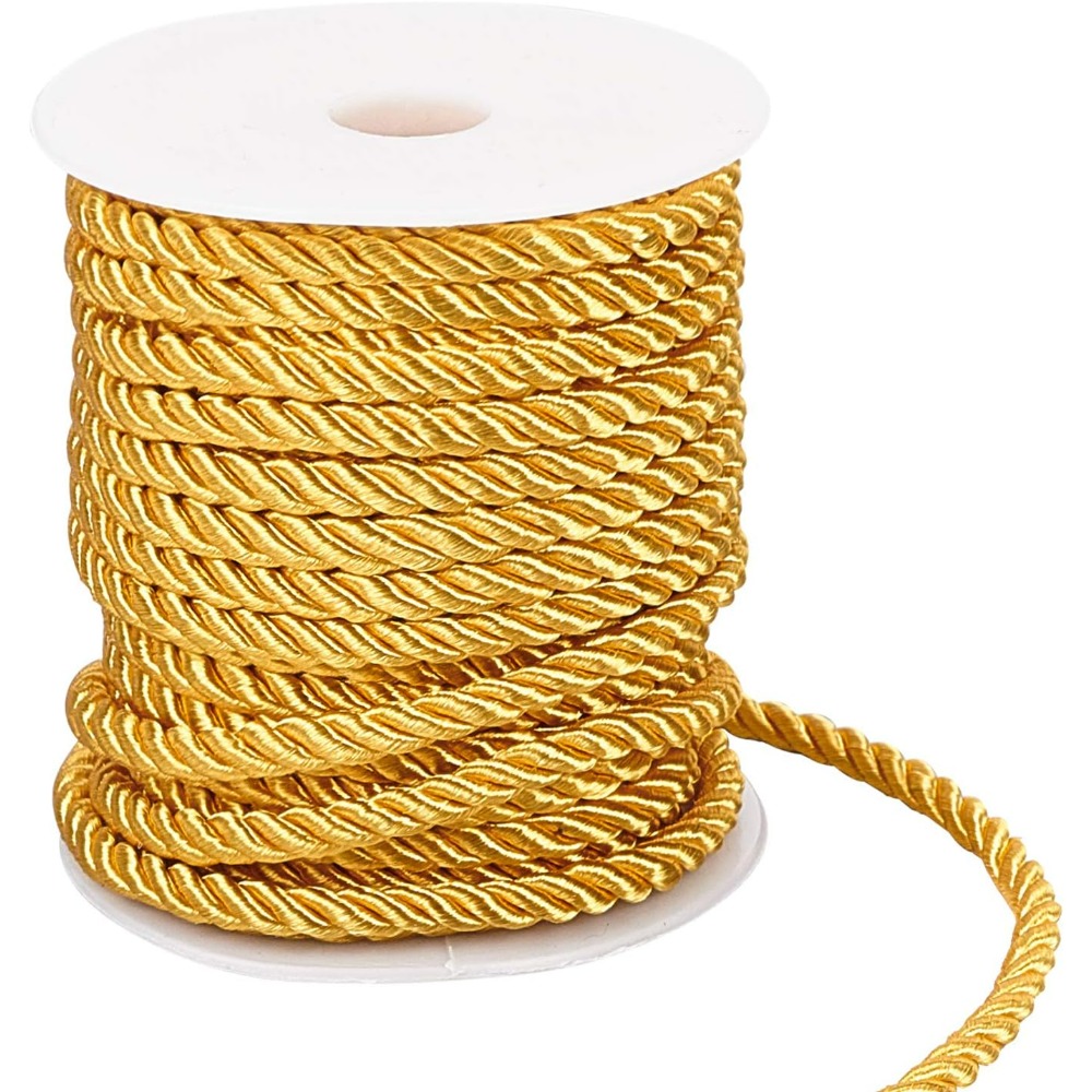 59 Feet Gold Cord 5mm Twisted  – Cord Trim Twisted Bewertung und Preis