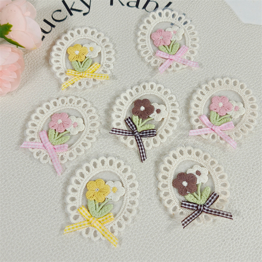 10PCS New Spring Summer Fresh  – Applique Patch Flower Bewertung und Preis