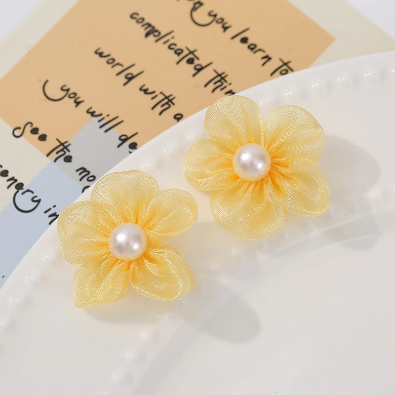 100PCS Pearl Yarn Flower Appli – Applique Patch Flower Bewertung und Preis