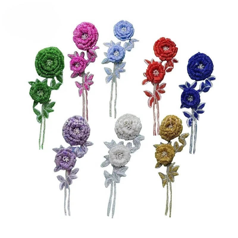 NEW Multicolor Handmade Beaded – Applique Patch Flower Bewertung und Preis
