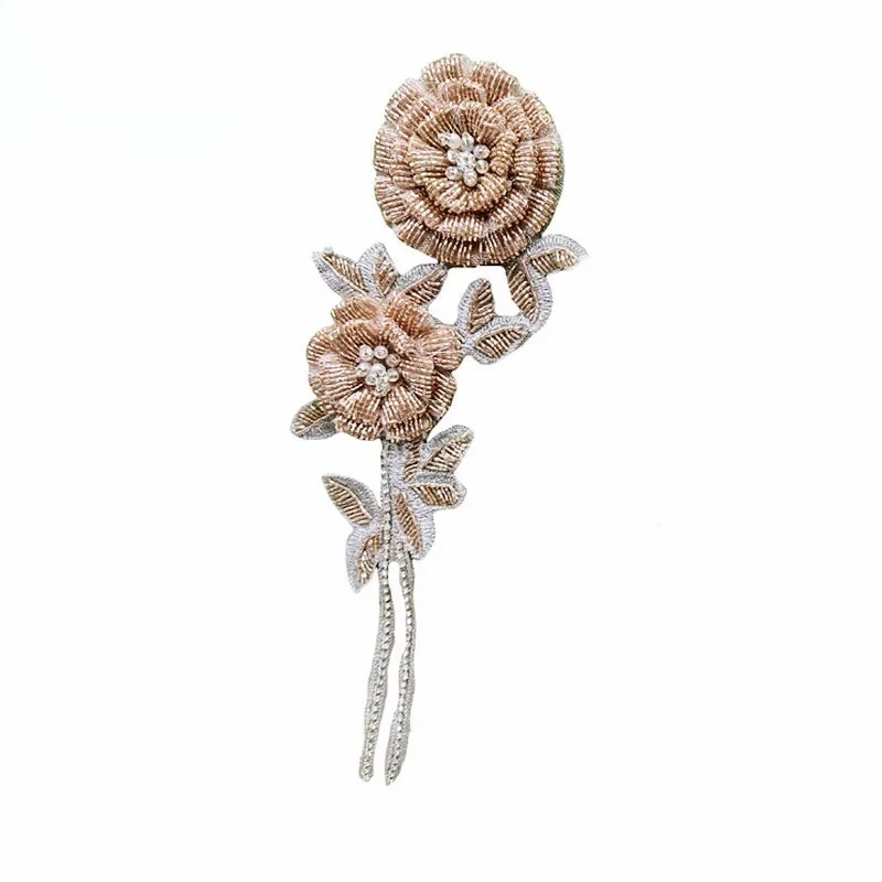 NEW Multicolor Handmade Beaded – Applique Patch Flower Bewertung und Preis