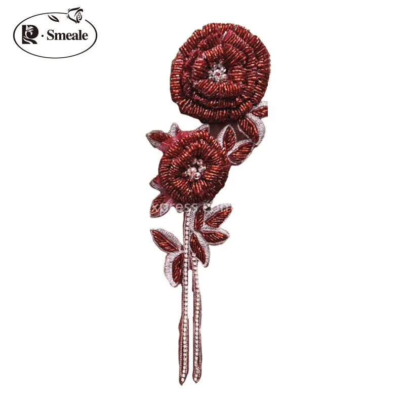 NEW Multicolor Handmade Beaded – Applique Patch Flower Bewertung und Preis