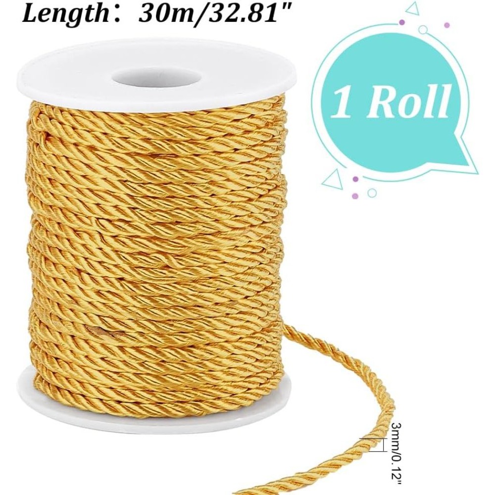 1 Roll 32 Yards Twisted Cord T – Cord Trim Twisted Bewertung und Preis