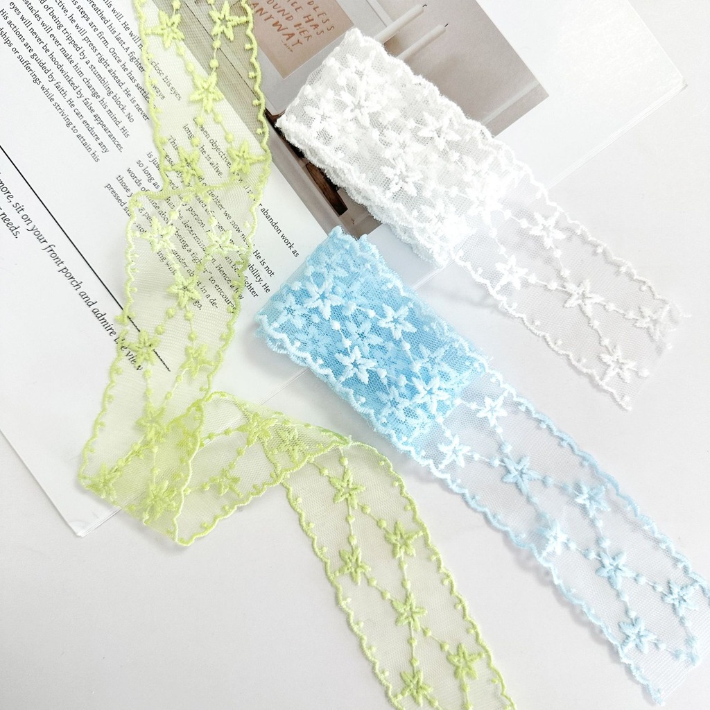 Mesh Lace Trim Ribbon Breathab – Lace Ribbon Trim Bewertung und Preis