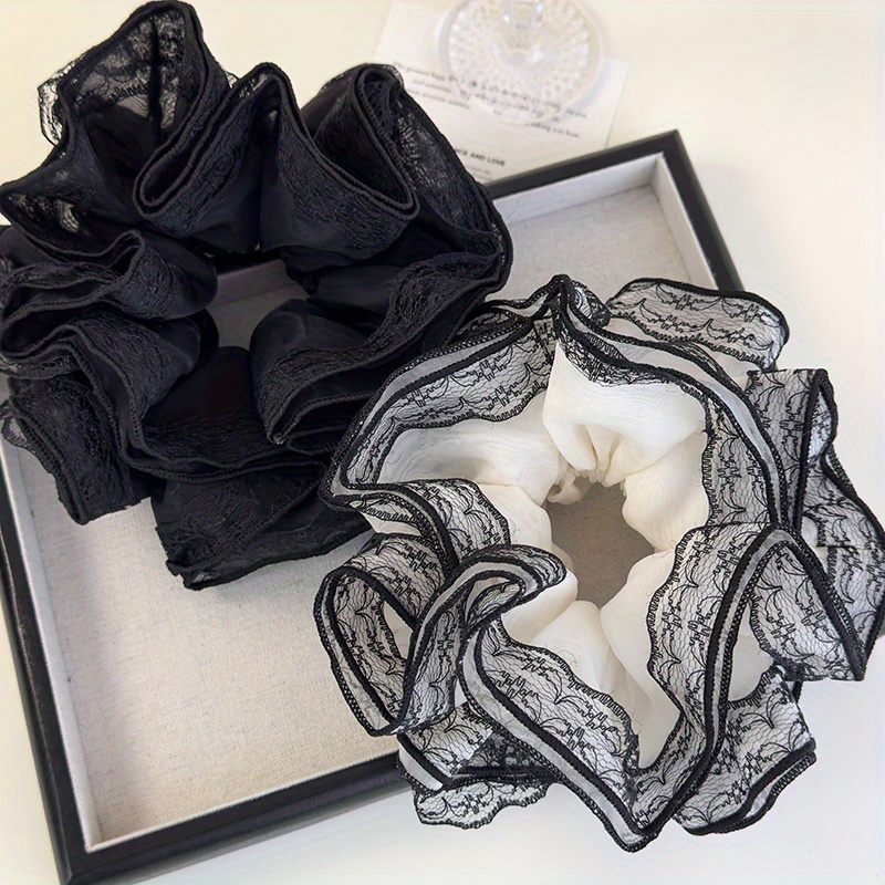 Luxury Lace Trim Ponytail Hold – Elastic Lace Trim Bewertung und Preis