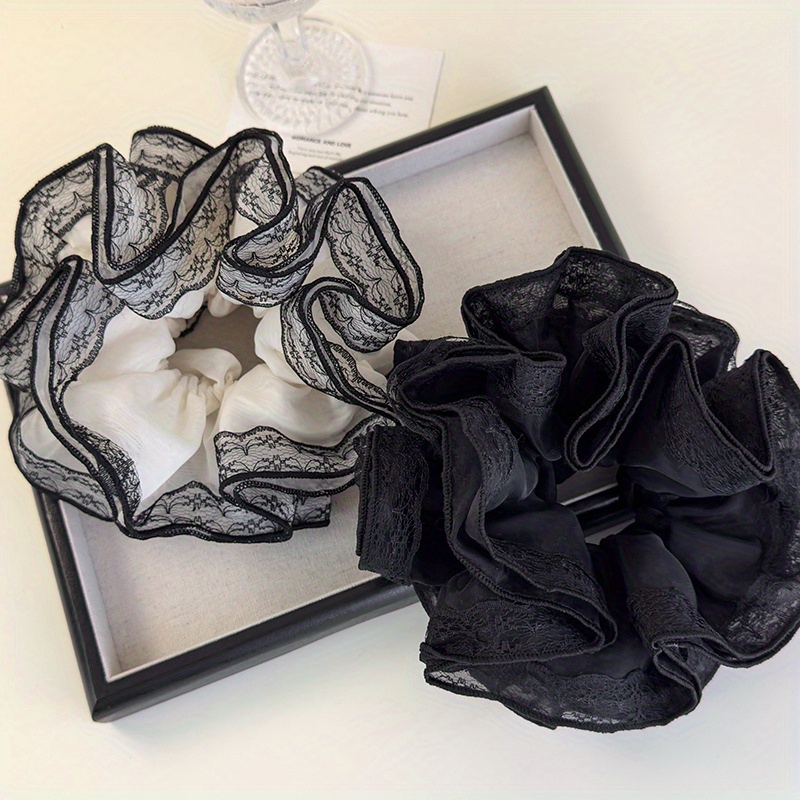 Luxury Lace Trim Ponytail Hold – Elastic Lace Trim Bewertung und Preis