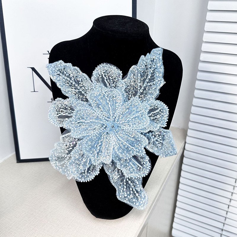 Sequin Beaded Flower Collar Ap – Applique Patch Flower Bewertung und Preis