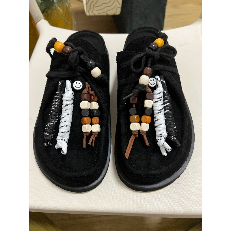 Women Men Clogs Cow Suede Leat – Guipure Lace Panel Bewertung und Preis