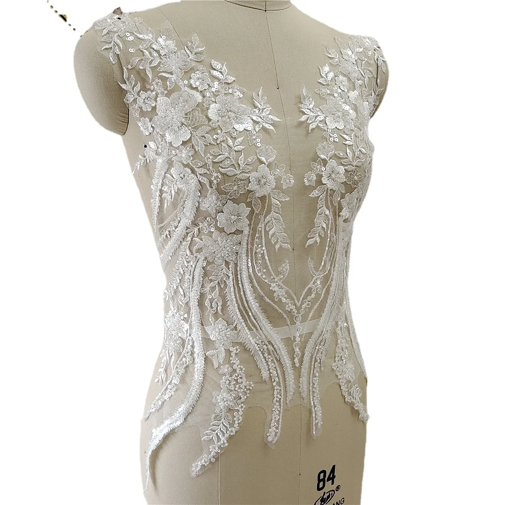 New Beaded Sequins Lace Mirror – Applique Patch Flower Bewertung und Preis