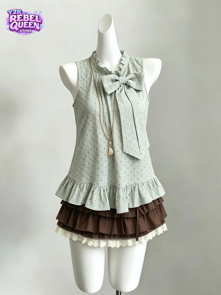 Japanese Vintage sweeti 2-Piec – Elastic Lace Trim Bewertung und Preis