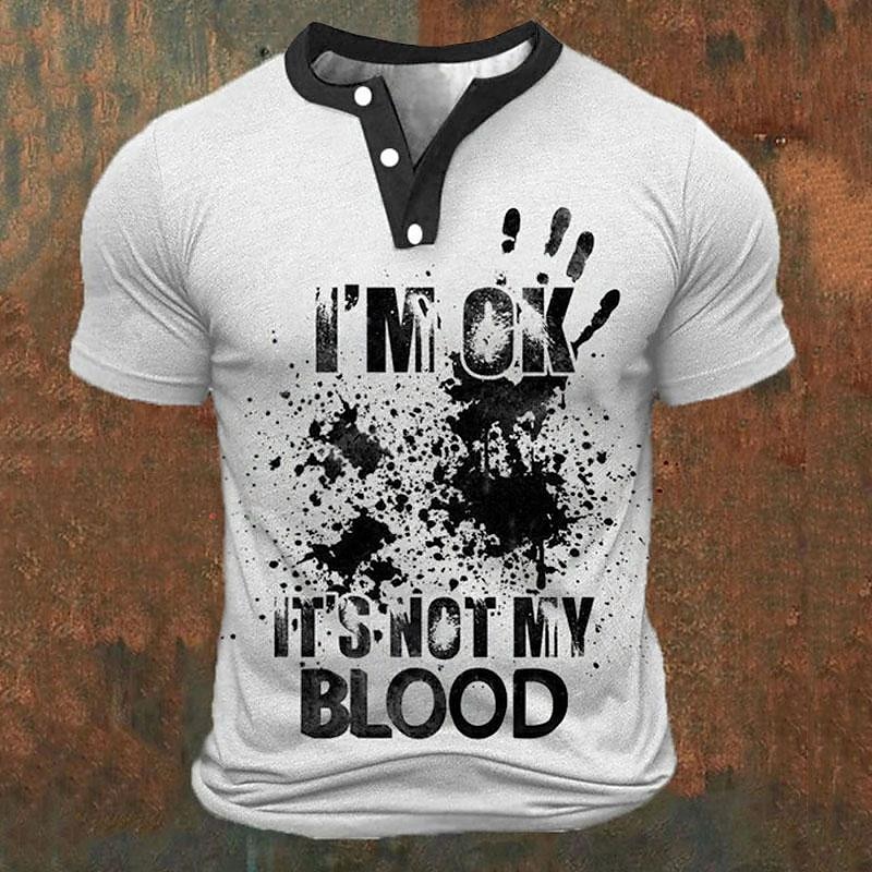 Funny 3D Letter Print Men's He – Embellish Knit Bewertung und Preis