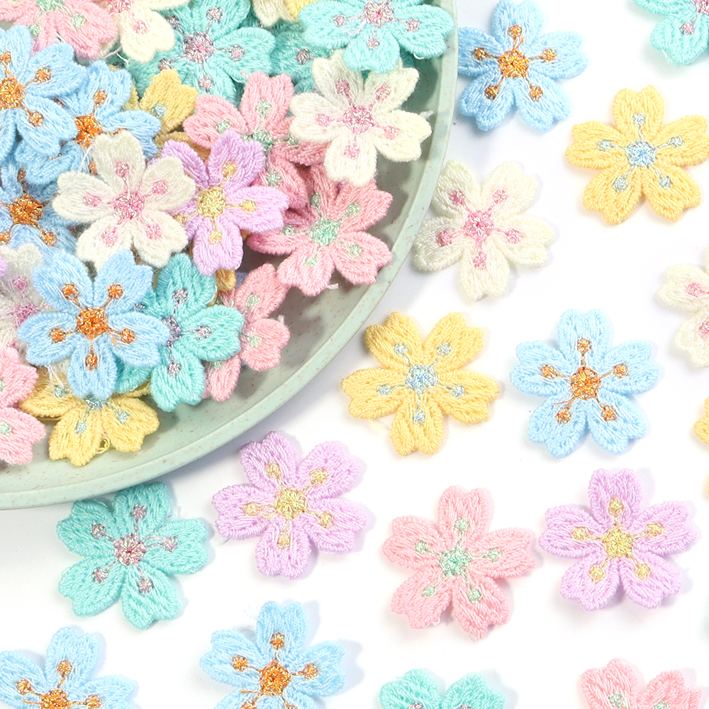 20pcs/lot Colorful 2.4cm Embro – Applique Patch Flower Bewertung und Preis