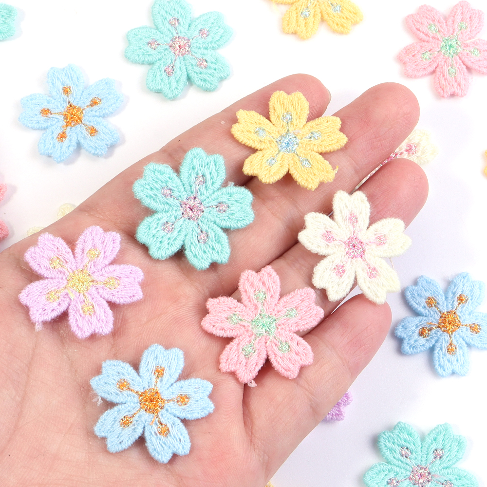 20pcs/lot Colorful 2.4cm Embro – Applique Patch Flower Bewertung und Preis