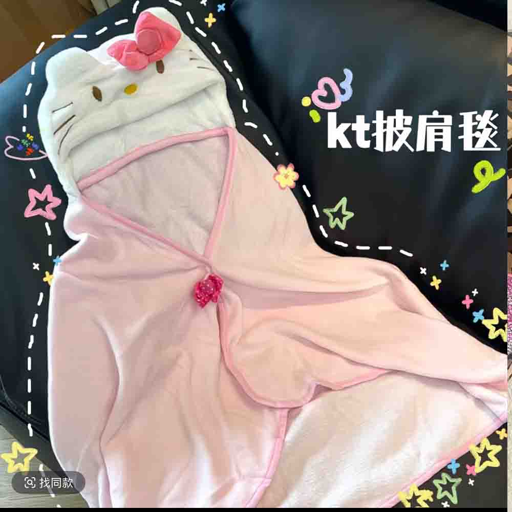 Cute Hellokitty Cloak Shawl Ai – Embellish Knit Bewertung und Preis