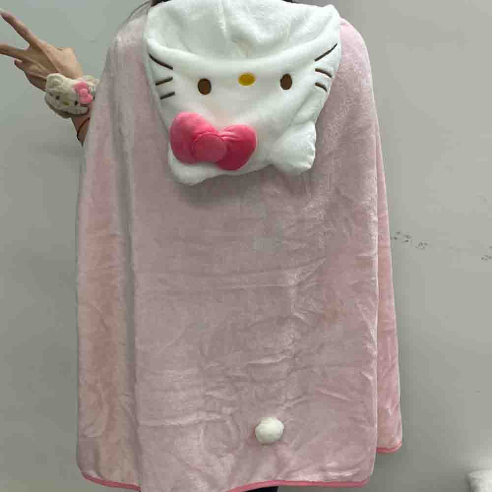 Cute Hellokitty Cloak Shawl Ai – Embellish Knit Bewertung und Preis