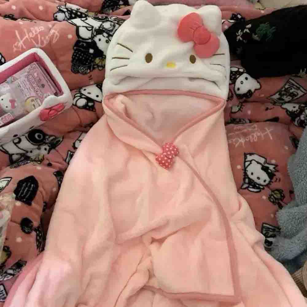 Cute Hellokitty Cloak Shawl Ai – Embellish Knit Bewertung und Preis